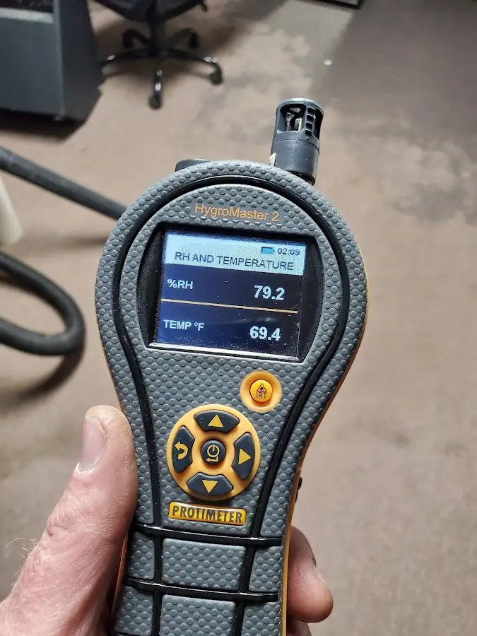 Moisture meter humidity assessment for Mold Remediation & Removal in Tillmans Corner